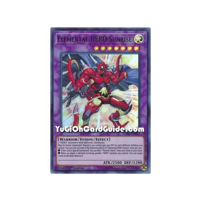 Elemental HERO Sunrise (Ultra Rare) – Legendary Duelists: Magical Hero | Carta YUGIOH en México