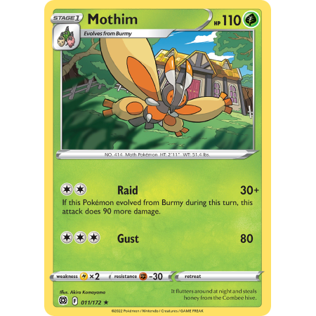 Mothim (Reverse Holo)