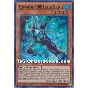 Elemental HERO Liquid Soldier (Ultra Rare) – Legendary Duelists: Magical Hero | Carta YUGIOH en México