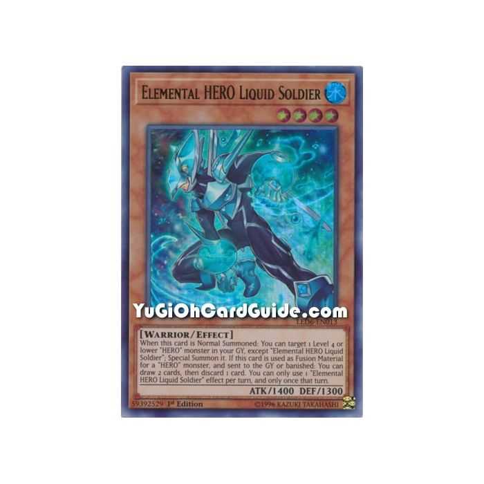 Elemental HERO Liquid Soldier (Ultra Rare) – Legendary Duelists: Magical Hero | Carta YUGIOH en México