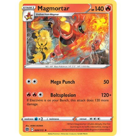 Magmortar (Reverse Holo)