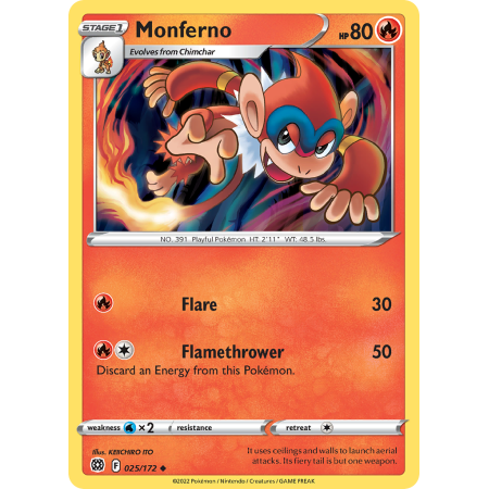 Monferno (Reverse Holo)