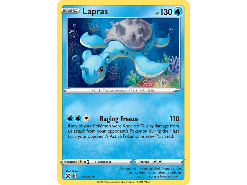 Lapras (Reverse Holo)