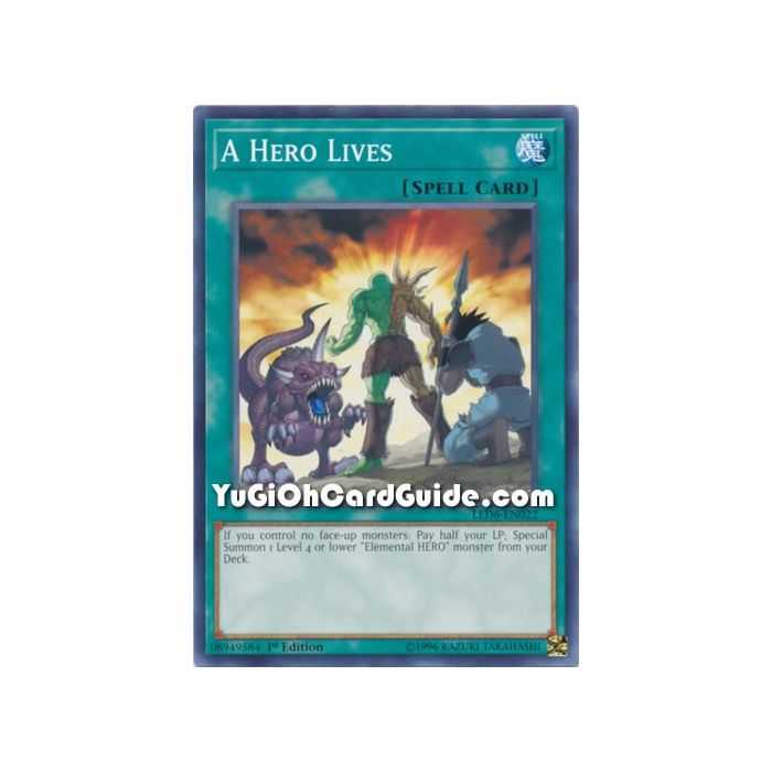 A Hero Lives (Common) – Legendary Duelists: Magical Hero | Carta YUGIOH en México
