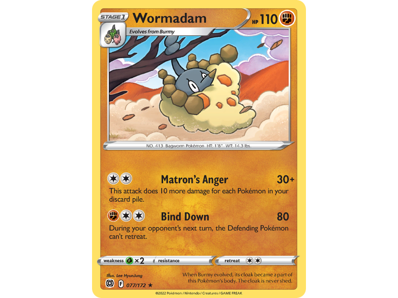 Wormadam (Reverse Holo)