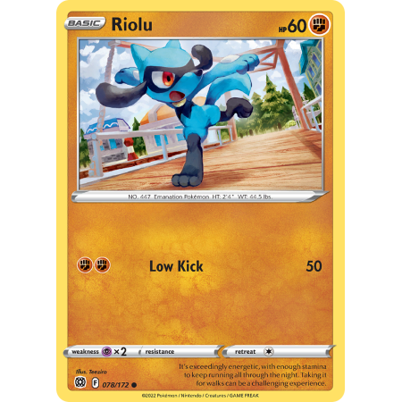 Riolu (Reverse Holo)