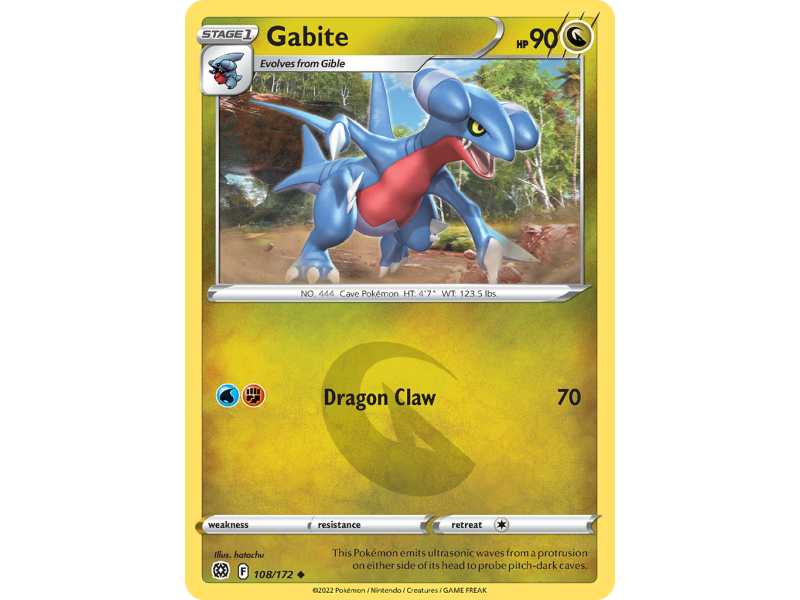 Gabite (Reverse Holo)