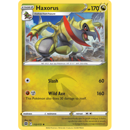 Haxorus (Reverse Holo)