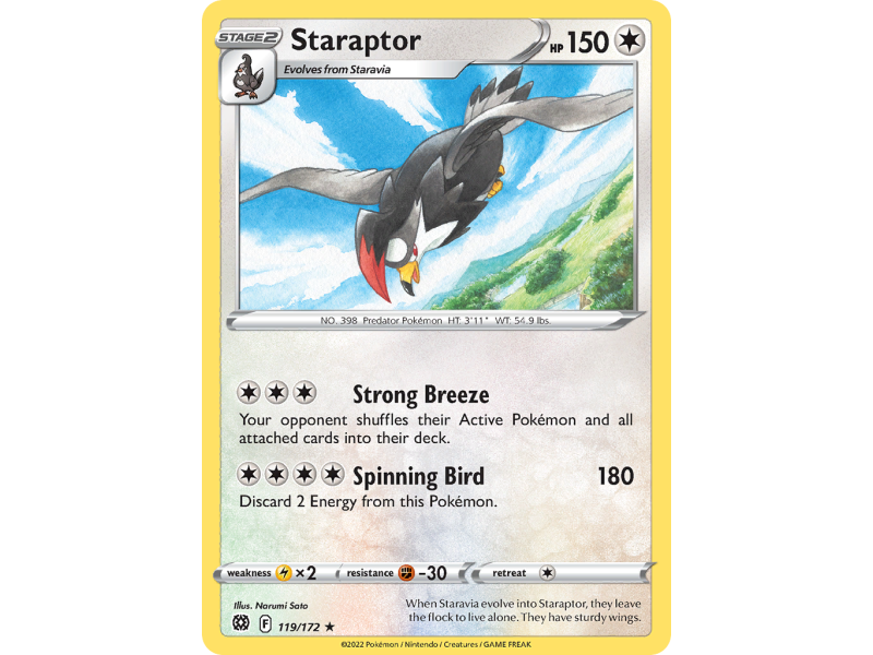 Staraptor (Reverse Holo)