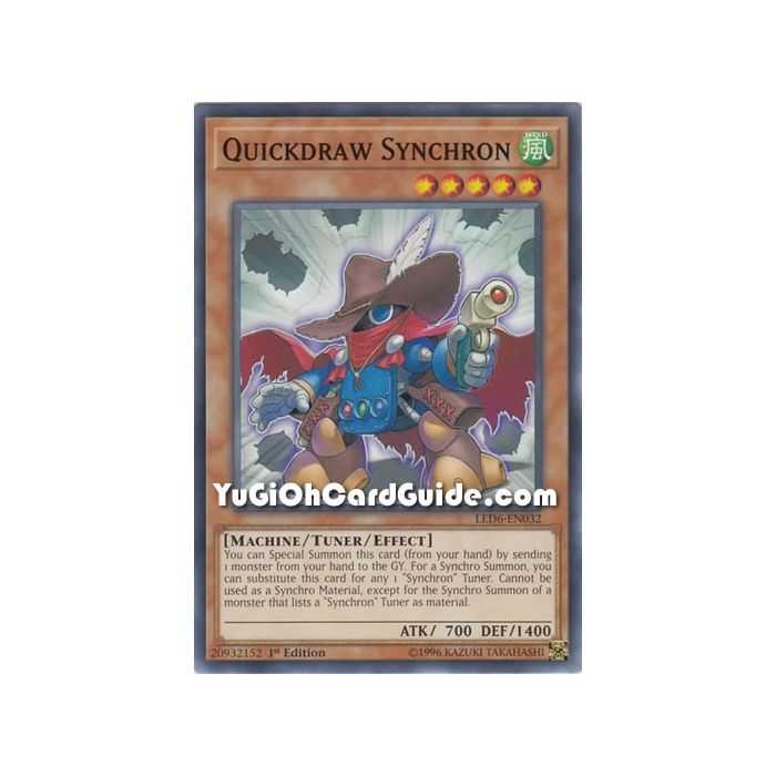 Quickdraw Synchron (Common) – Legendary Duelists: Magical Hero | Carta YUGIOH en México