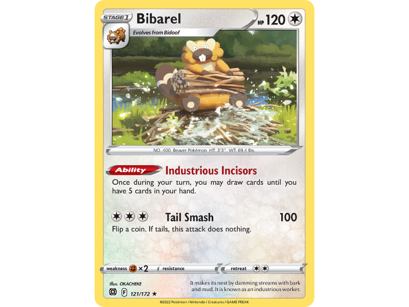 Bibarel (Reverse Holo)