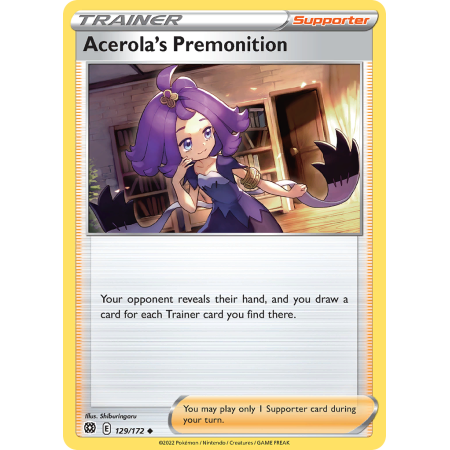 Acerola's Premonition (Reverse Holo)