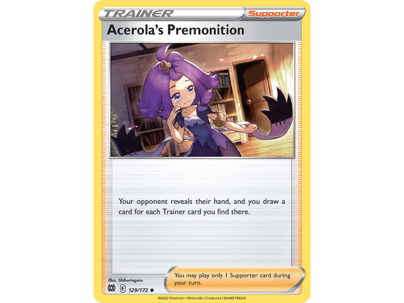 Acerola's Premonition (Reverse Holo)
