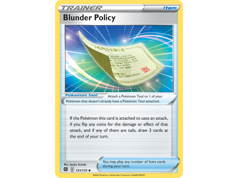 Blunder Policy (Reverse Holo)