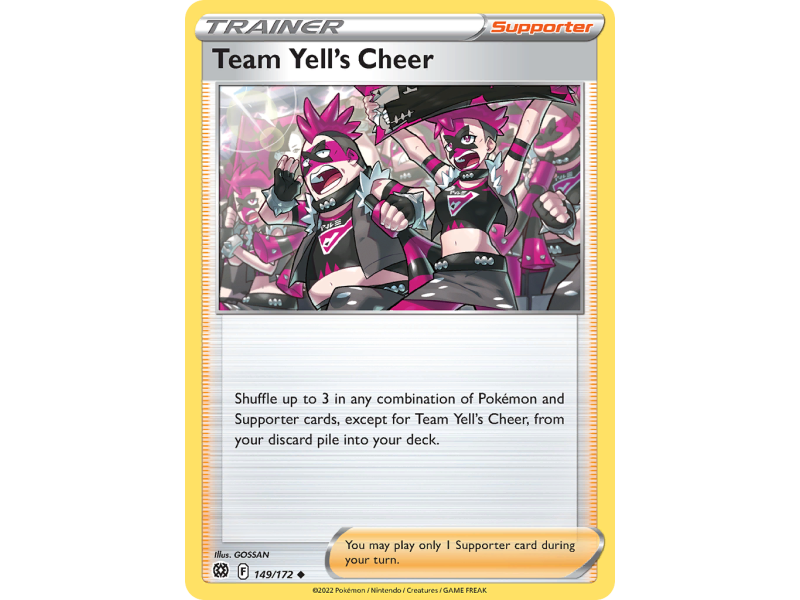 Team Yell's Cheer (Reverse Holo)
