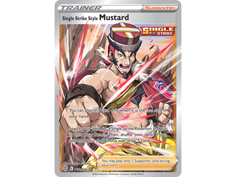 Single Strike Style Mustard