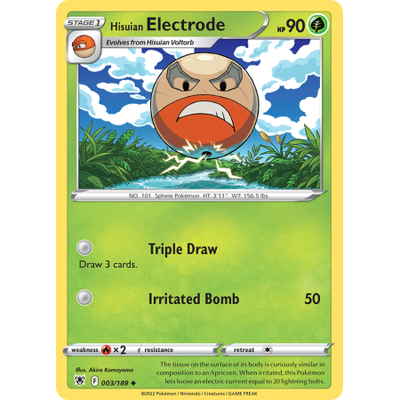 Hisuian Electrode (Reverse Holo)