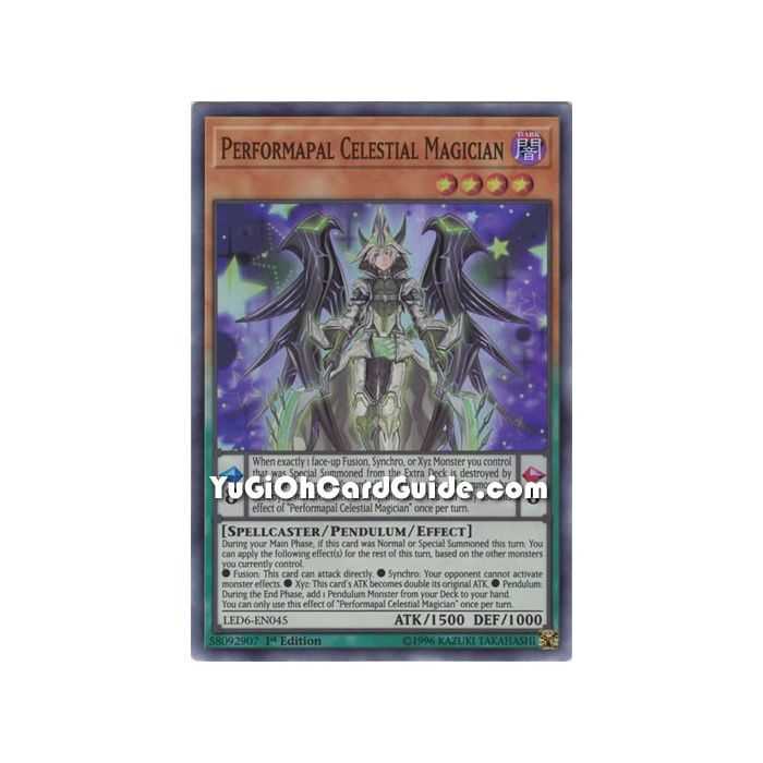 Performapal Celestial Magician (Super Rare) – Legendary Duelists: Magical Hero | Carta YUGIOH en México