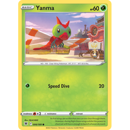 Yanma (Reverse Holo)