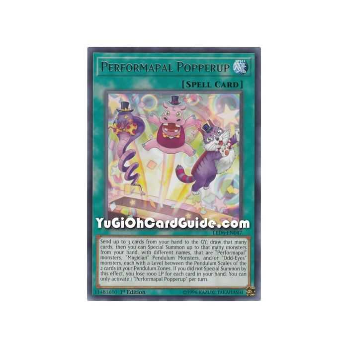 Performapal Popperup (Rare) – Legendary Duelists: Magical Hero | Carta YUGIOH en México
