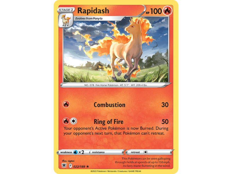 Rapidash (Reverse Holo)