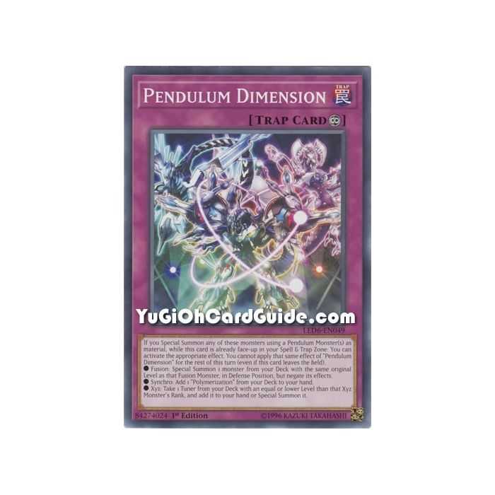 Pendulum Dimension (Common) – Legendary Duelists: Magical Hero | Carta YUGIOH en México
