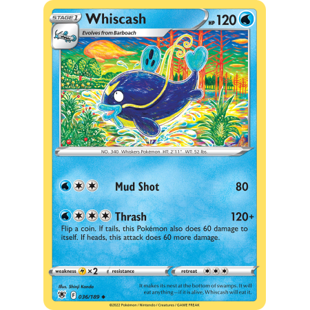 Whiscash (Reverse Holo)