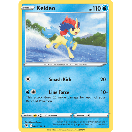 Keldeo (Reverse Holo)