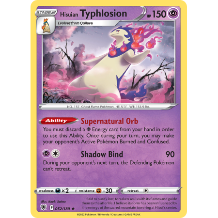Hisuian Typhlosion (Reverse Holo)