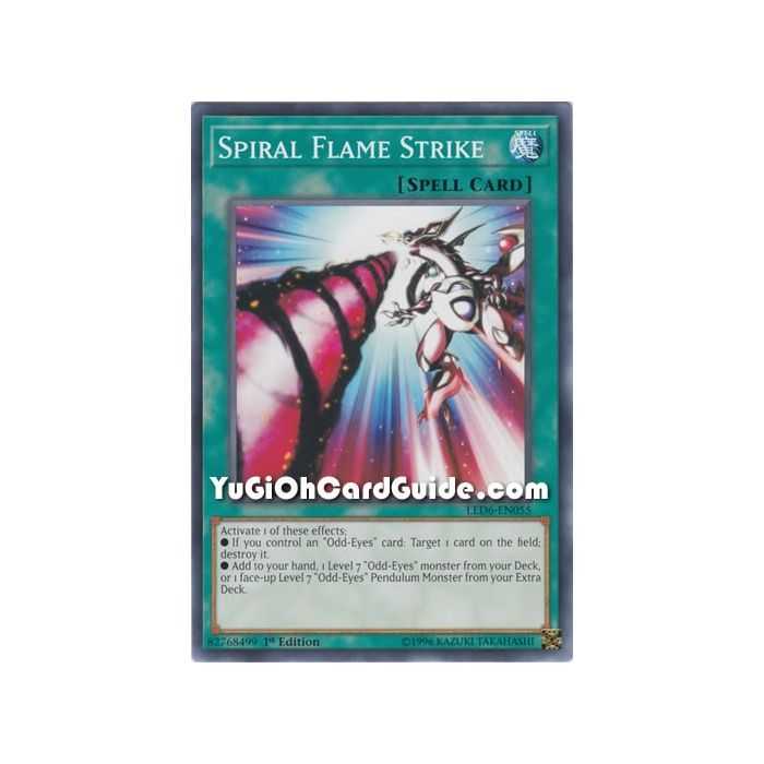 Spiral Flame Strike (Common) – Legendary Duelists: Magical Hero | Carta YUGIOH en México