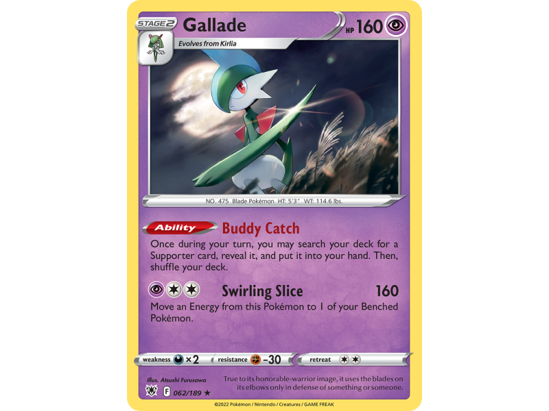 Gallade (Reverse Holo)