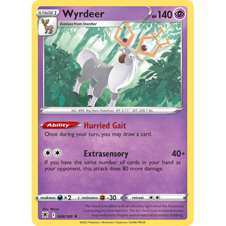 Wyrdeer (Reverse Holo)