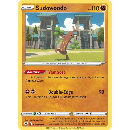 Sudowoodo (Reverse Holo)