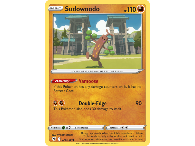 Sudowoodo (Reverse Holo)
