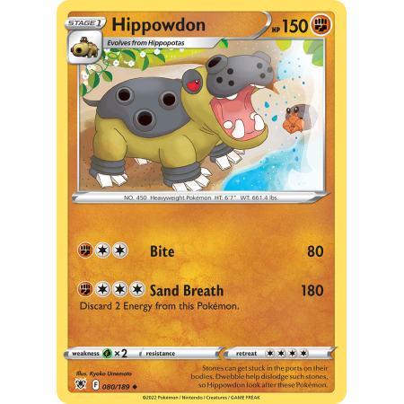 Hippowdon (Reverse Holo)