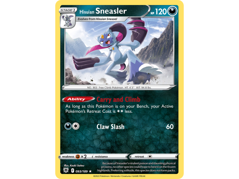 Hisuian Sneasler (Reverse Holo)