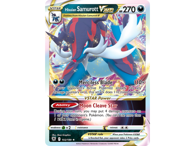 Hisuian Samurott VSTAR