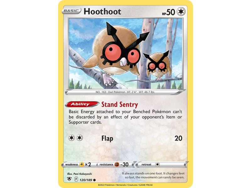 Hoothoot (Reverse Holo)