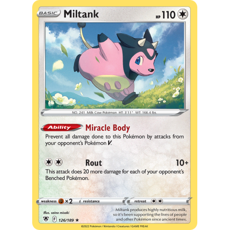 Miltank (Reverse Holo)