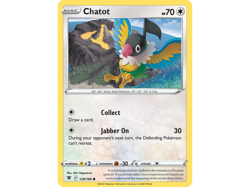 Chatot (Reverse Holo)