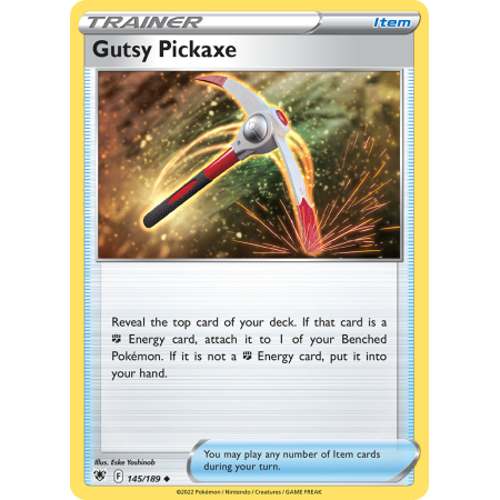 Gutsy Pickaxe (Reverse Holo)