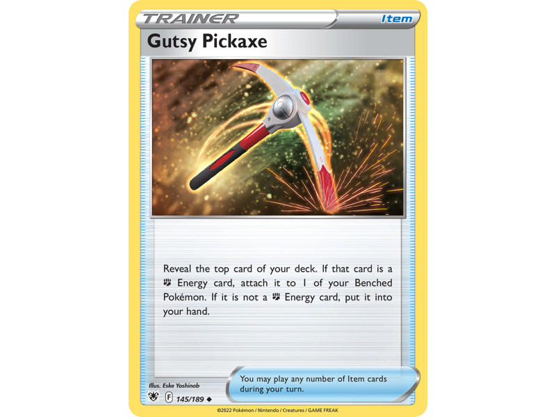 Gutsy Pickaxe (Reverse Holo)