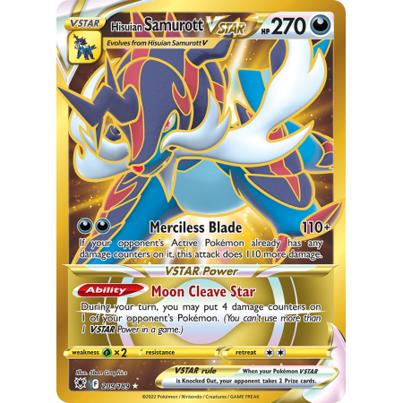 Hisuian Samurott VSTAR