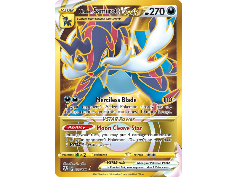 Hisuian Samurott VSTAR