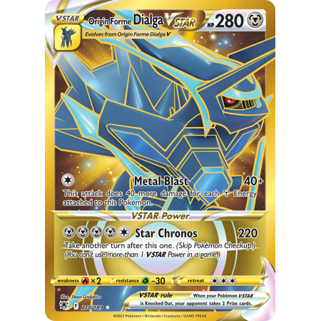 Origin Forme Dialga VSTAR