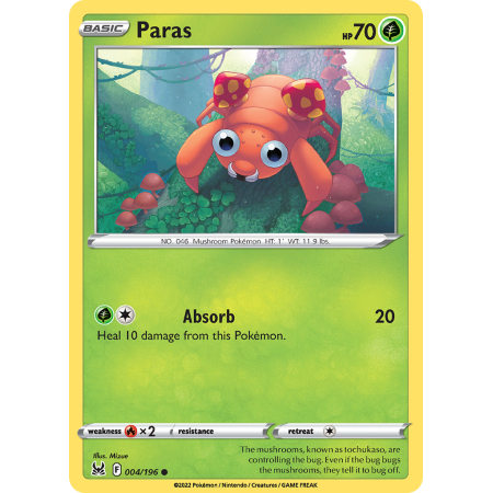 Paras (Reverse Holo)
