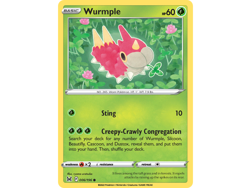 Wurmple (Reverse Holo)