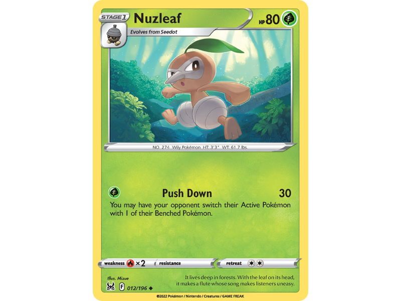 Nuzleaf (Reverse Holo)