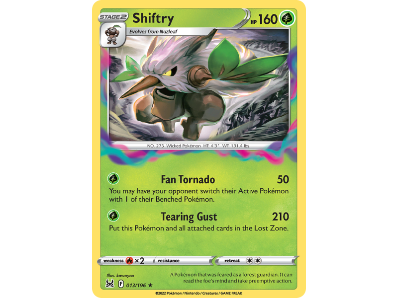 Shiftry (Reverse Holo)