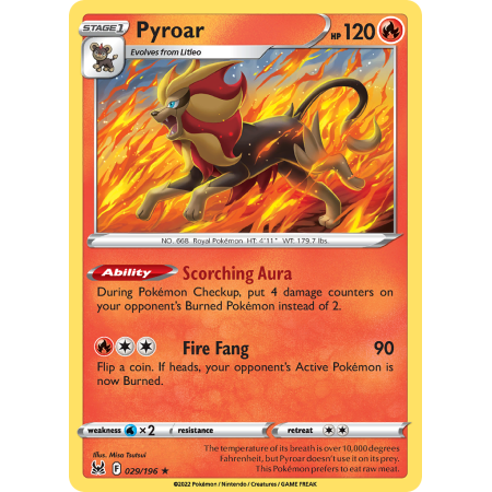 Pyroar (Reverse Holo)